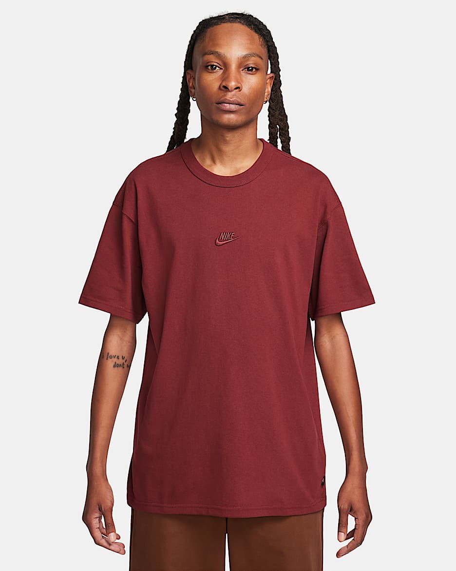 Nike Sportswear Premium Essentials Camiseta - Hombre - Dark Team Red