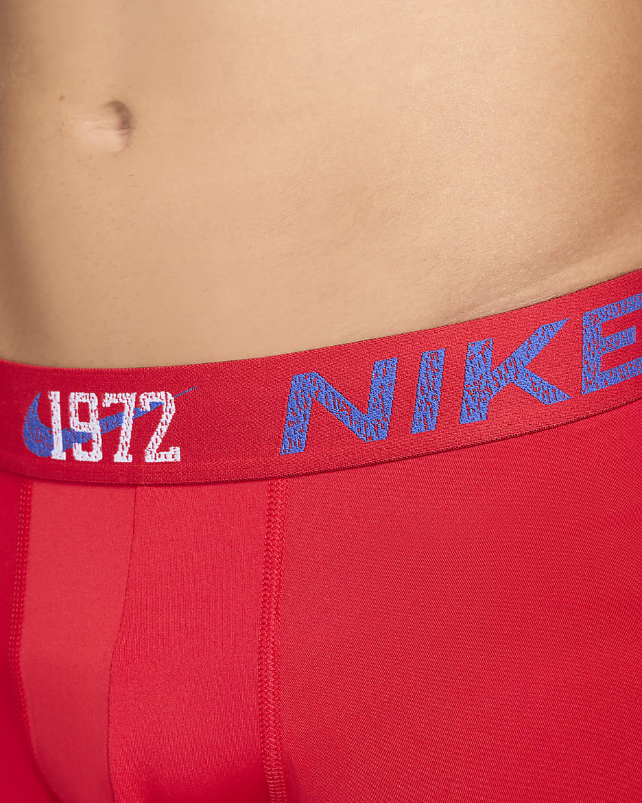 Nike Dri-FIT Essential Micro Men's Boxer Briefs (3-Pack) - Red