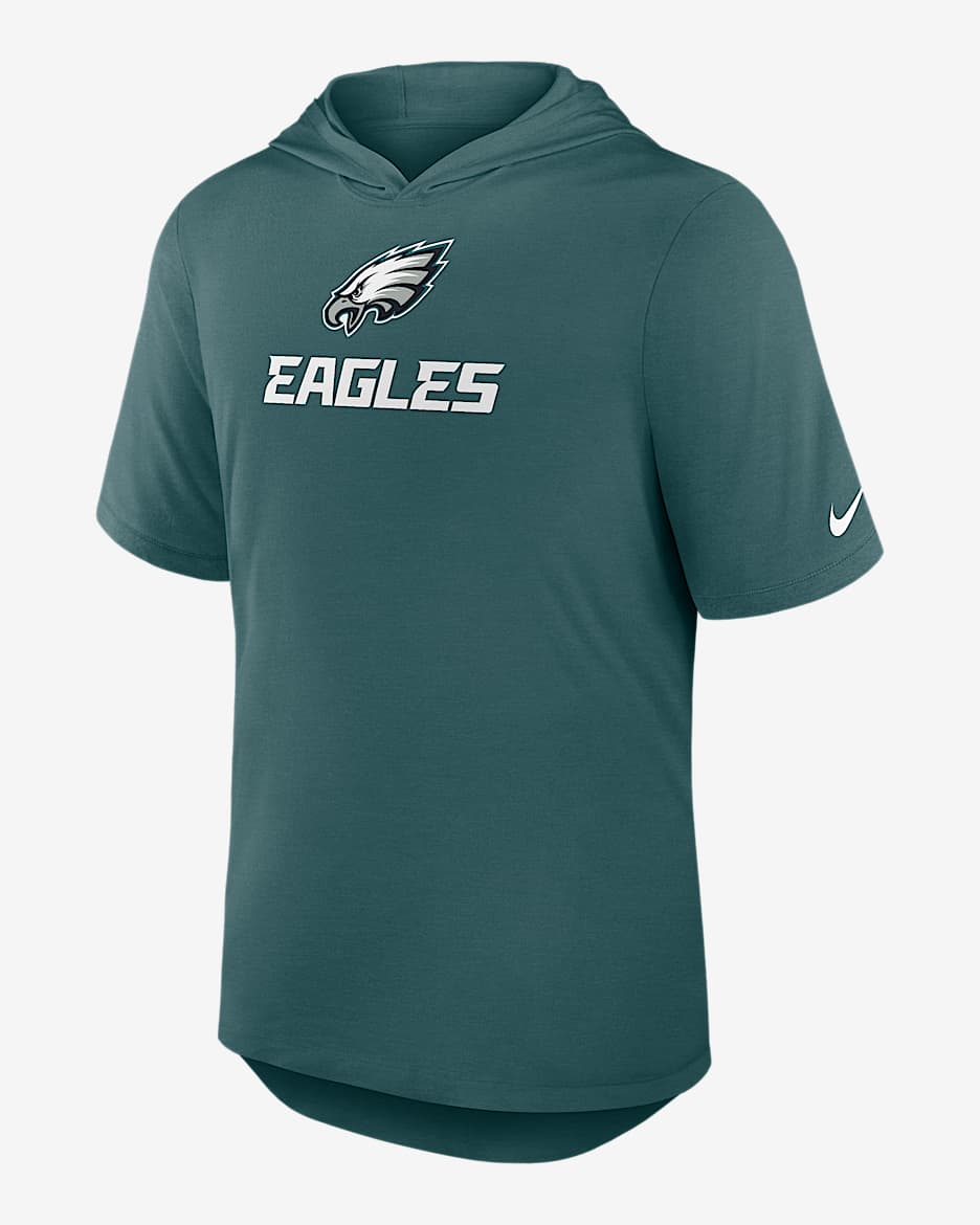 Philadelphia Eagles Men's Nike Dri-FIT NFL Hooded T-Shirt - Green