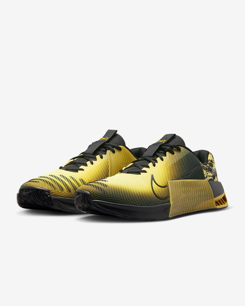 Nike Metcon 9 AMP Men's Workout Shoes - Black/Bronzine/Citron Tint/Black