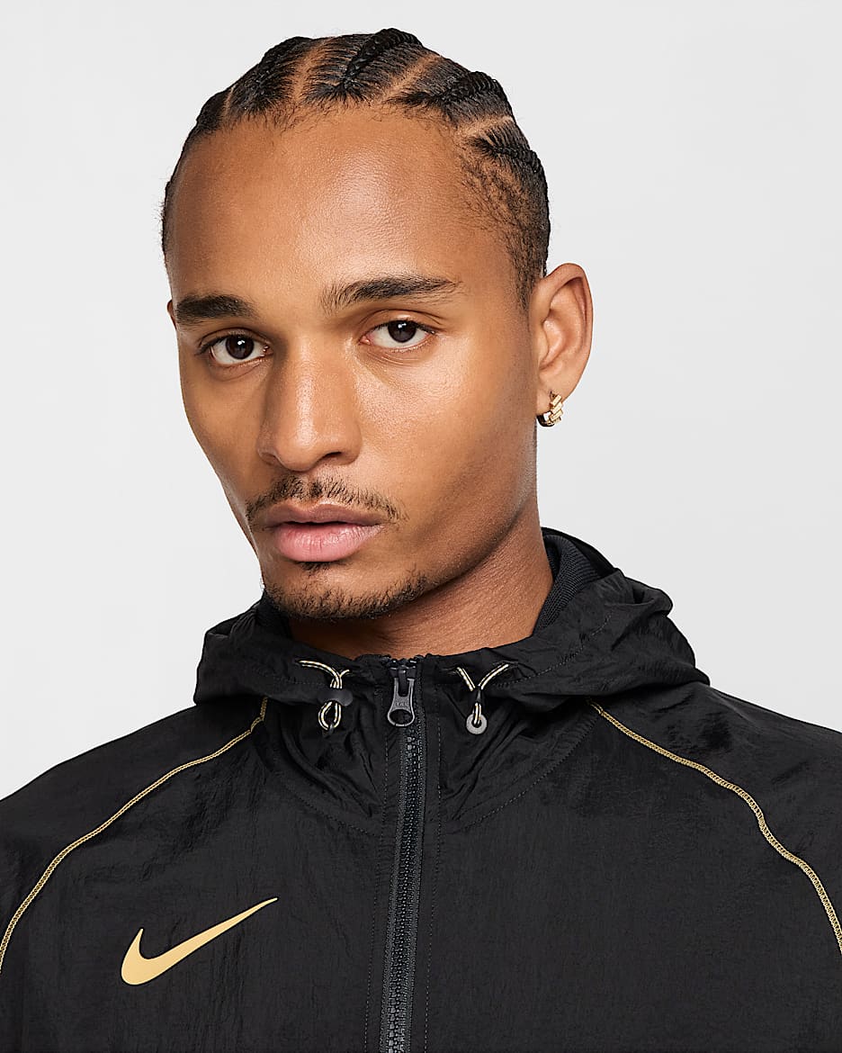Nike Strike+ waterafstotend voetbaljack met capuchon voor heren