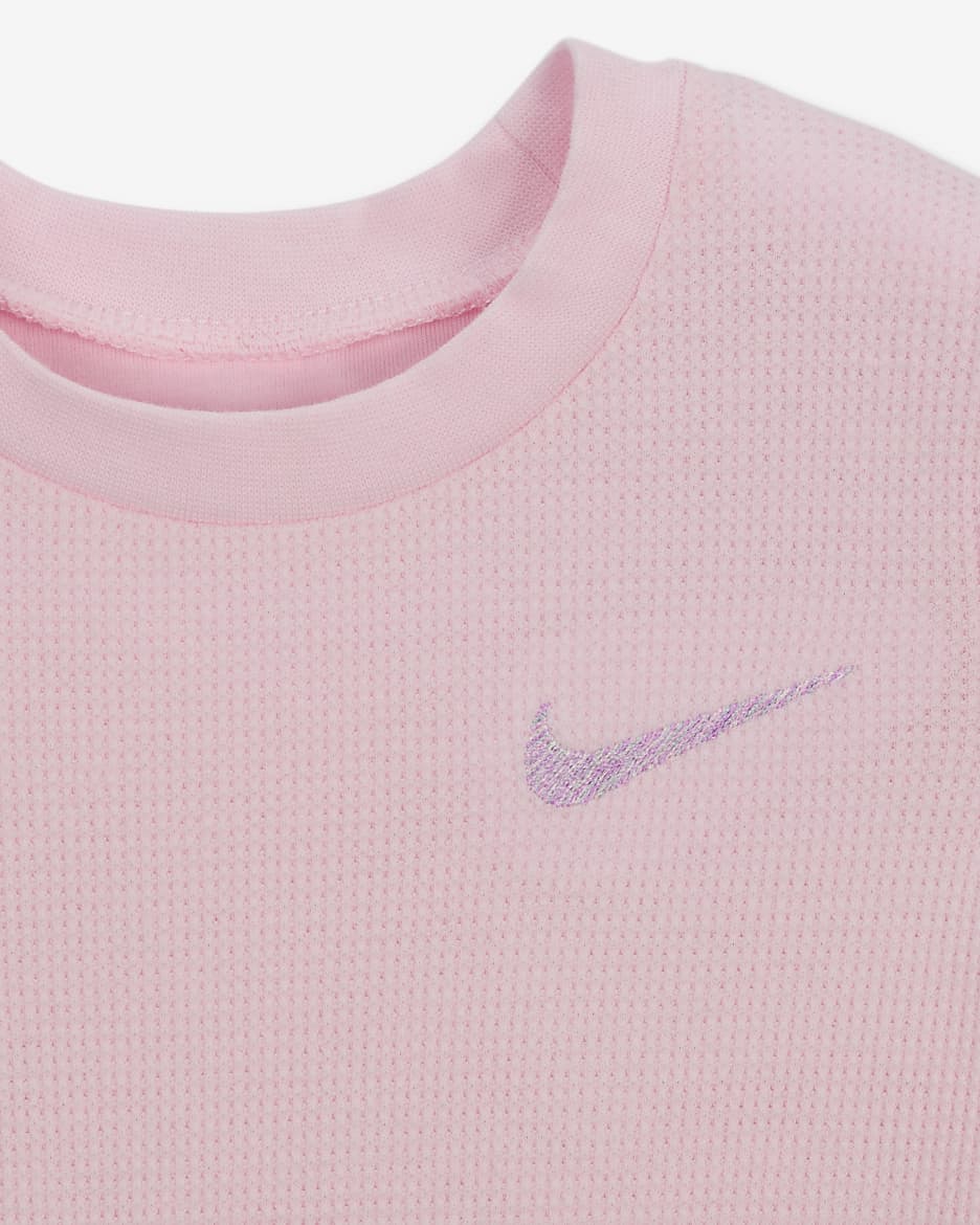 Nike ReadySet Baby (12-24M) Bodysuit - Pink Foam