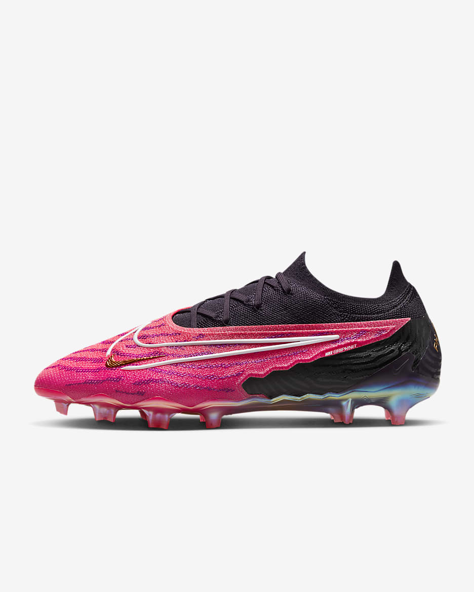 Nike Phantom GX Elite Firm-Ground Low-Top Football Boot - Hyper Pink/White