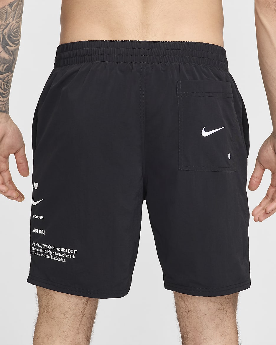 Nike Swim Men's 7" Volley Shorts - Black