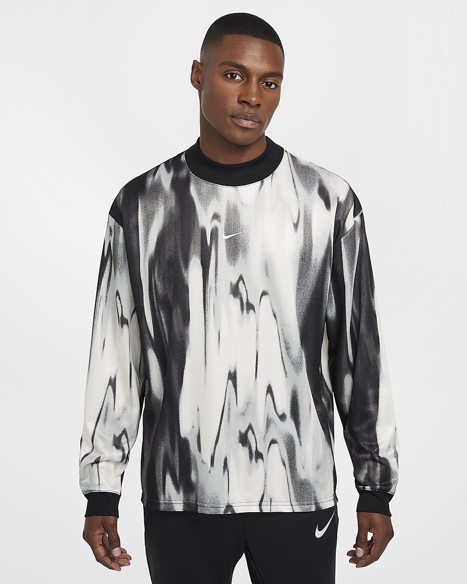 Nike Culture of Football Dri-FIT Uzun Kollu Erkek Futbol Üstü - Sail/Siyah/Beyaz