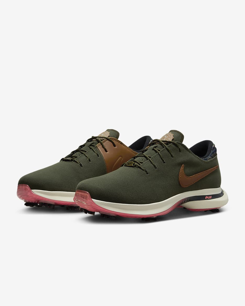 Golfová bota Nike Victory Tour 3 - Cargo Khaki/Černá/Hot Punch/Light British Tan