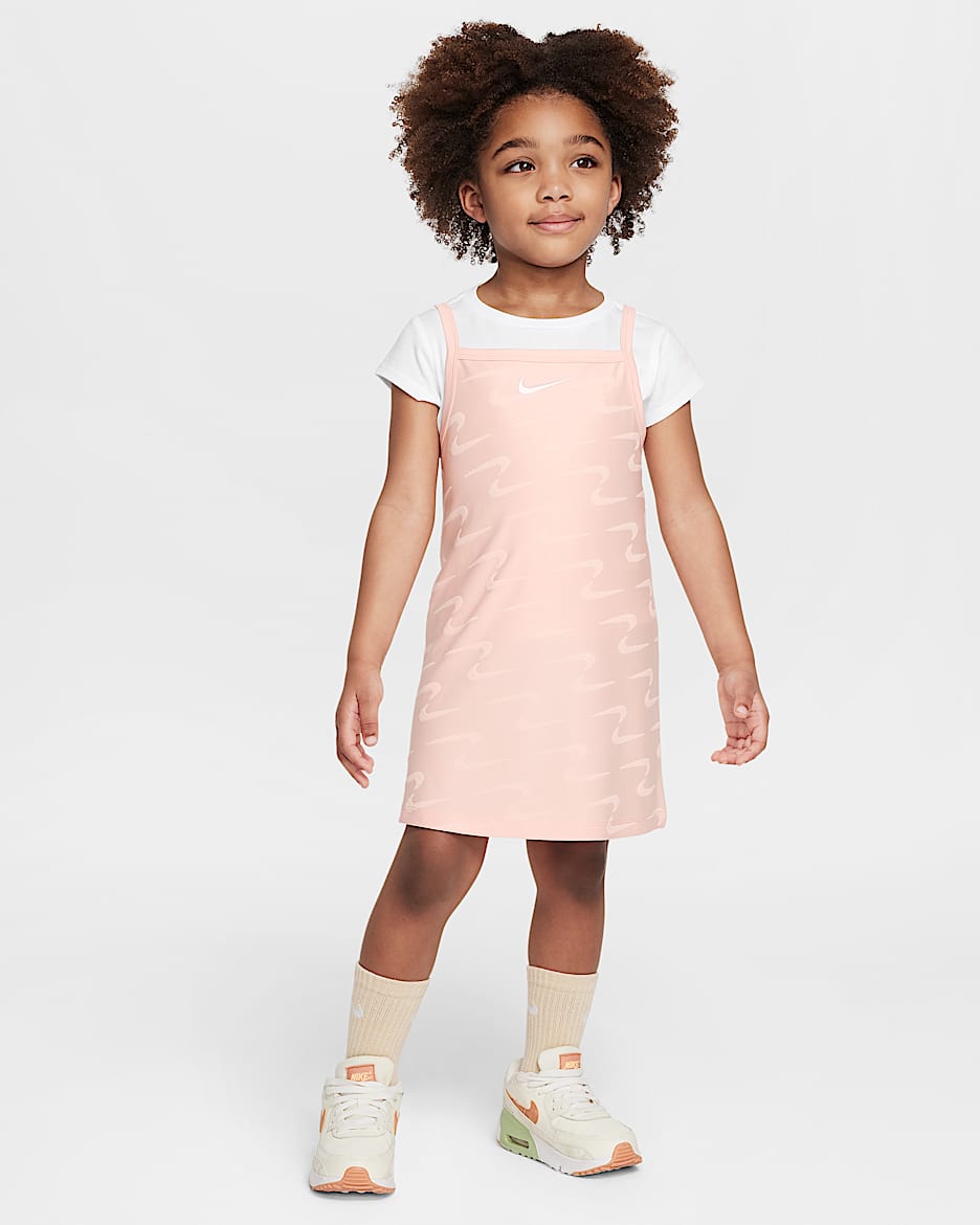 Conjunto de 2 piezas infantil Nike Swoosh Motion - Rosa eco