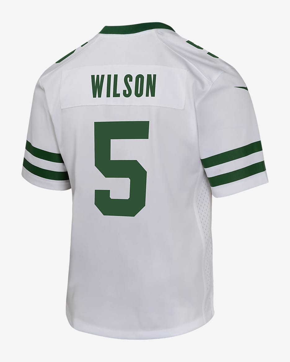 Garrett Wilson New York Jets Big Kids' Nike NFL Game Jersey - White