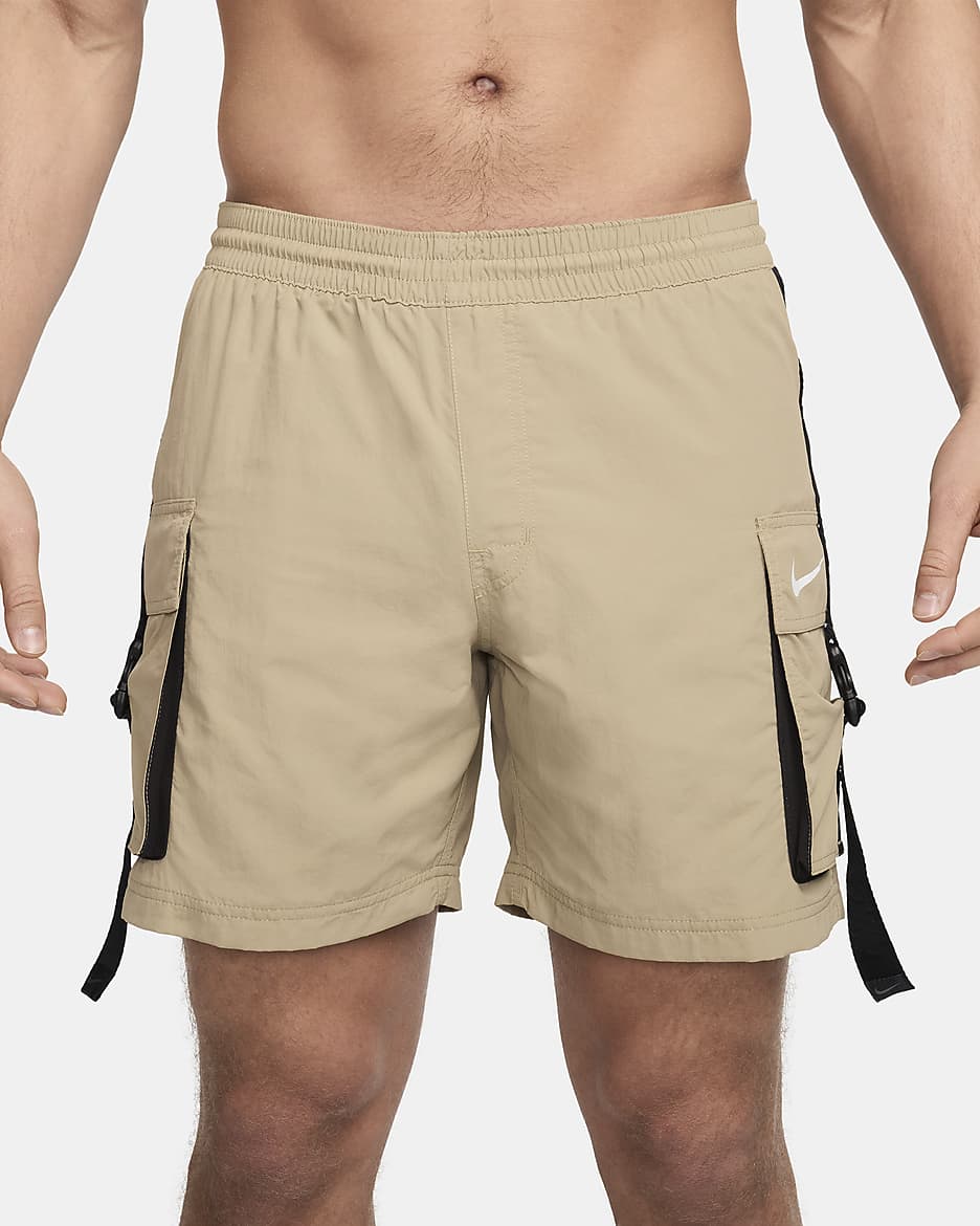 Shorts de vóleibol de 18 cm para hombre Natación Nike - Caqui