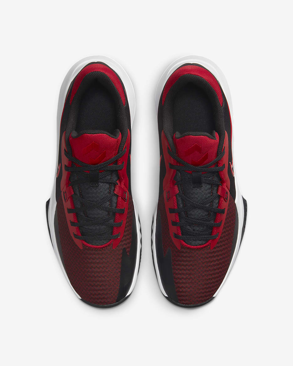 Nike Precision 6 Basketball Shoes - Black/Gym Red/University Red