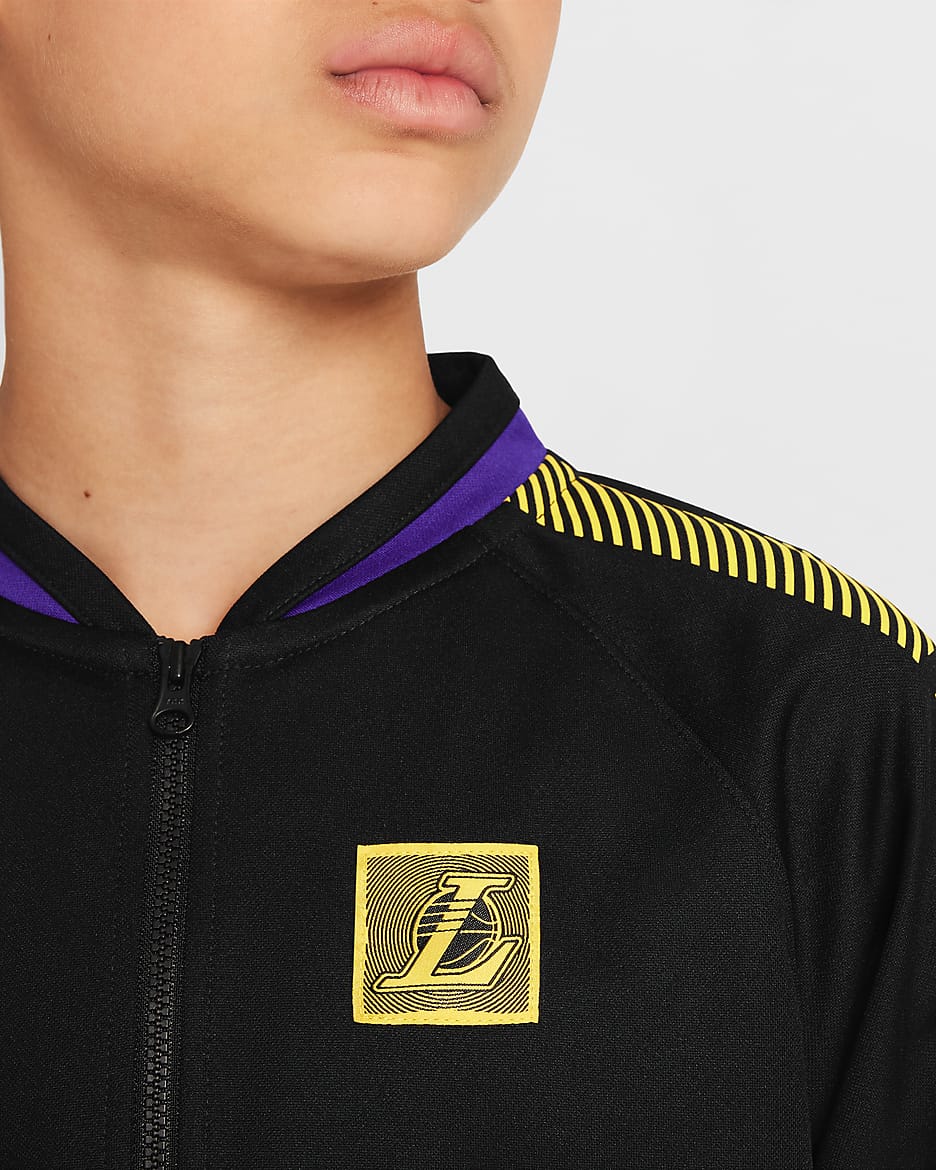 Survêtement Nike Dri-FIT NBA Los Angeles Lakers Starting 5 pour ado - Noir