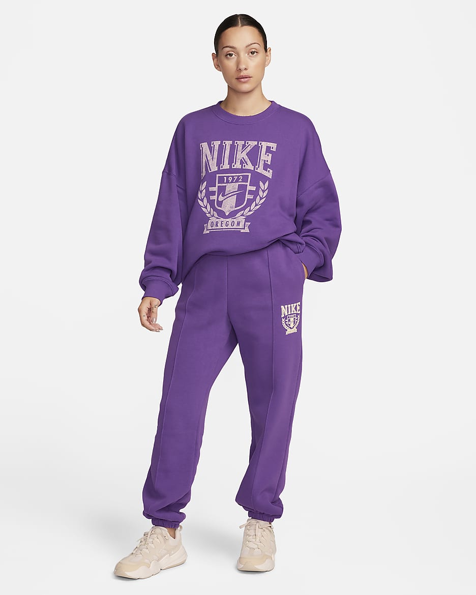 Fleece joggingbyxor Nike Sportswear för kvinnor - Purple Cosmos