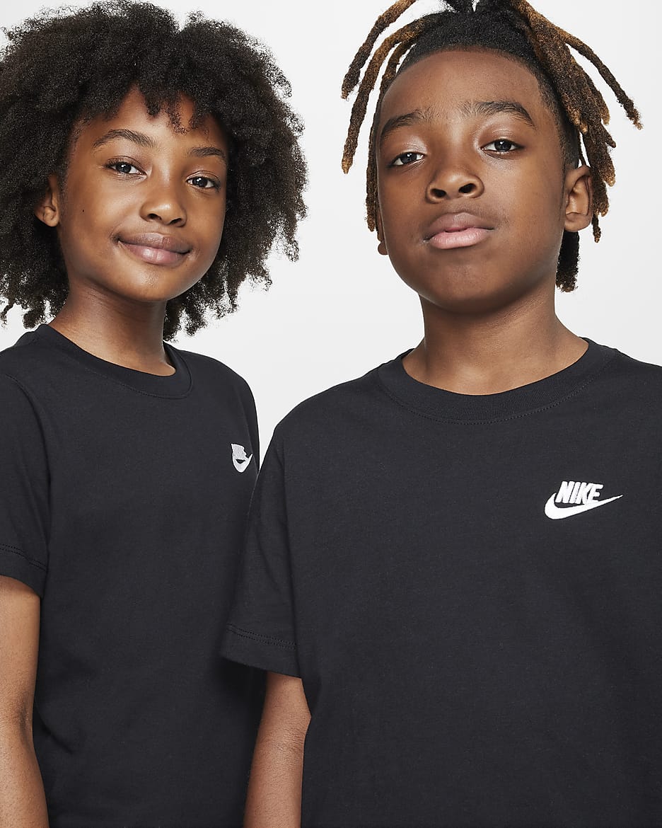 T-shirt Nike Sportswear pour ado - Noir