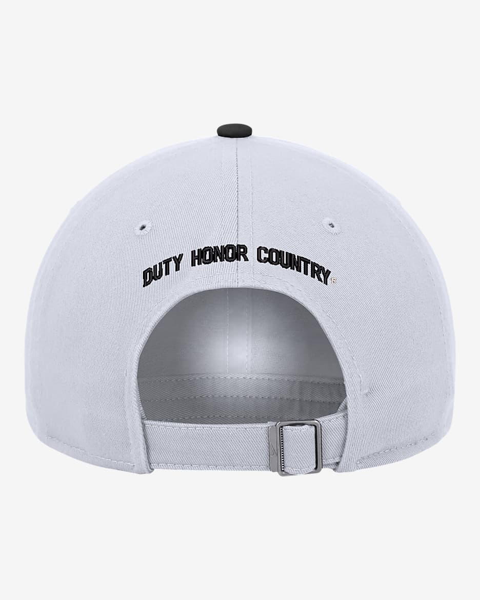 Army Nike College Campus Cap - White