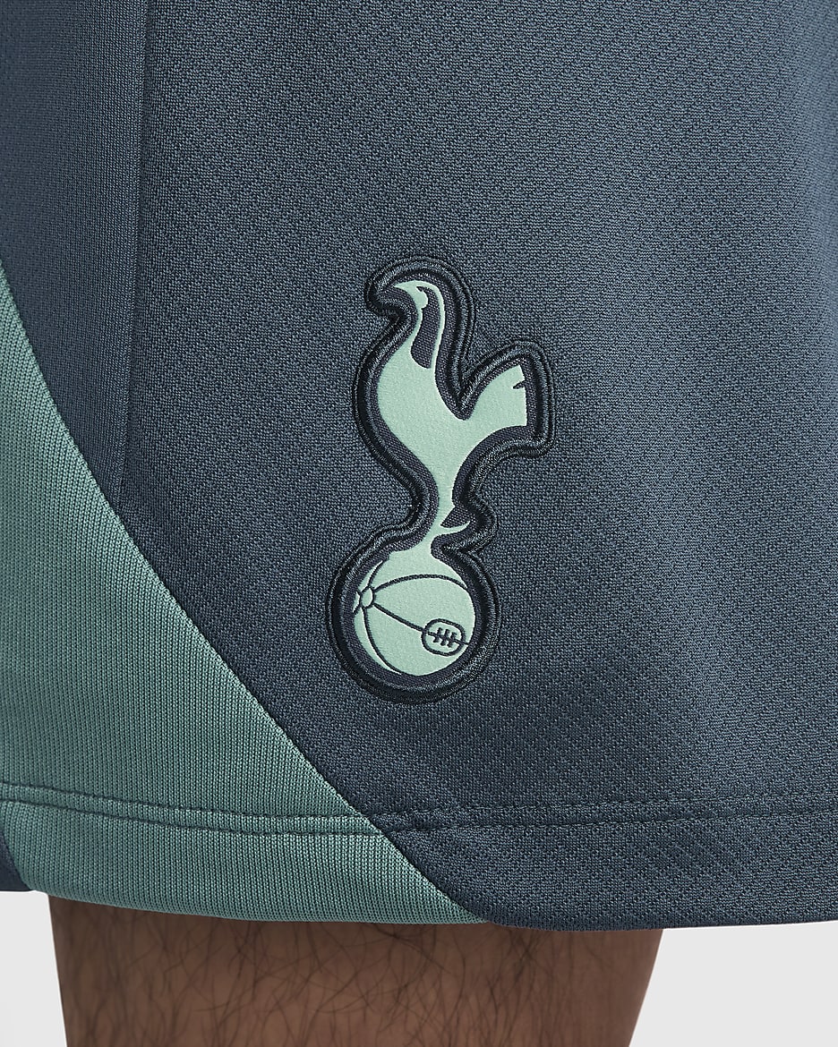 Męskie spodenki piłkarskie z dzianiny Nike Dri-FIT Tottenham Hotspur Strike (wersja trzecia) - Faded Spruce/Bicoastal/Enamel Green