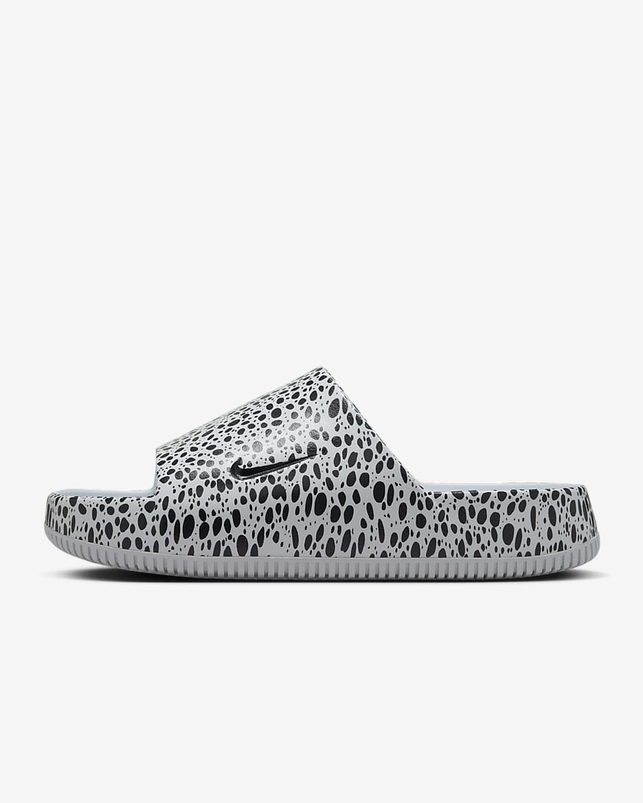 Klapki męskie Nike Calm Electric - Football Grey/Football Grey/Dark Obsidian