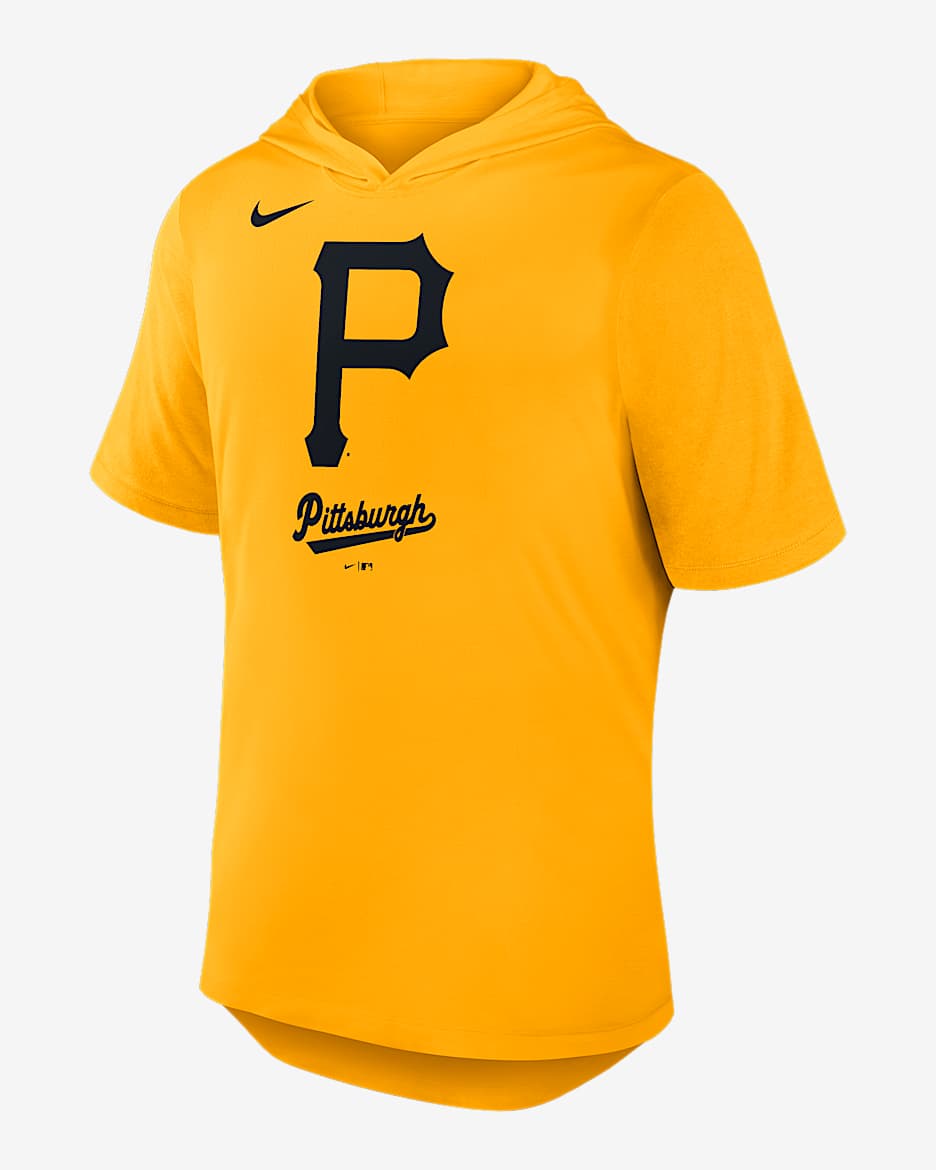 Playera Nike Dri-FIT de la MLB con gorro para hombre Pittsburgh Pirates Logo - Oro