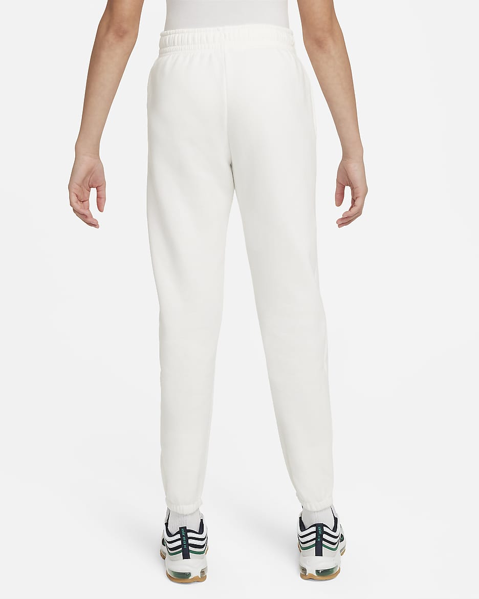 Pantaloni oversize in fleece Nike Sportswear – Ragazza - Sail