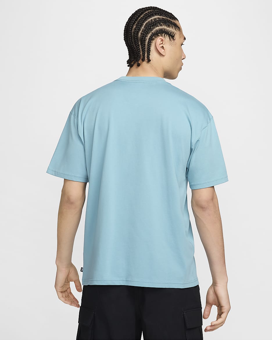 Nike SB Men's Logo Skate T-Shirt - Denim Turquoise