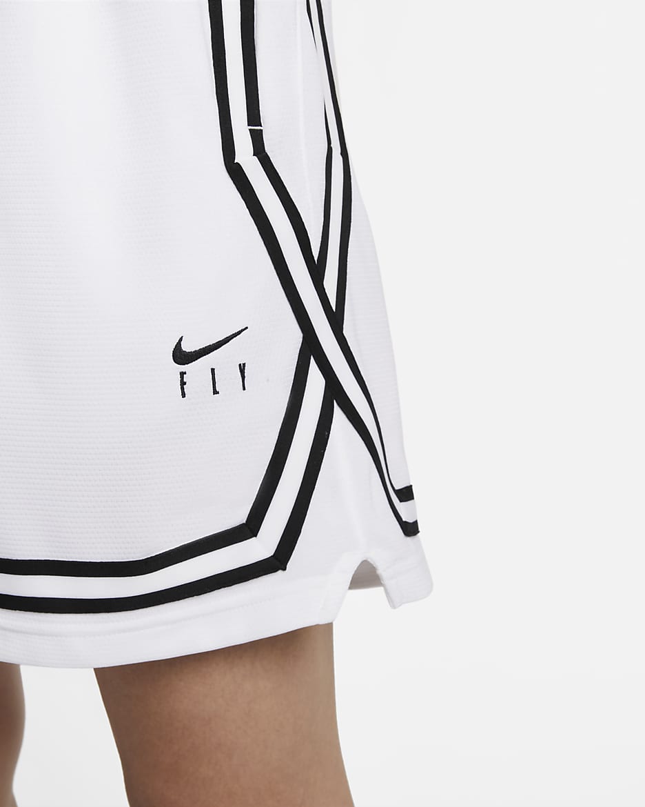 Nike Fly Crossover Women's Basketball Shorts - White/Black