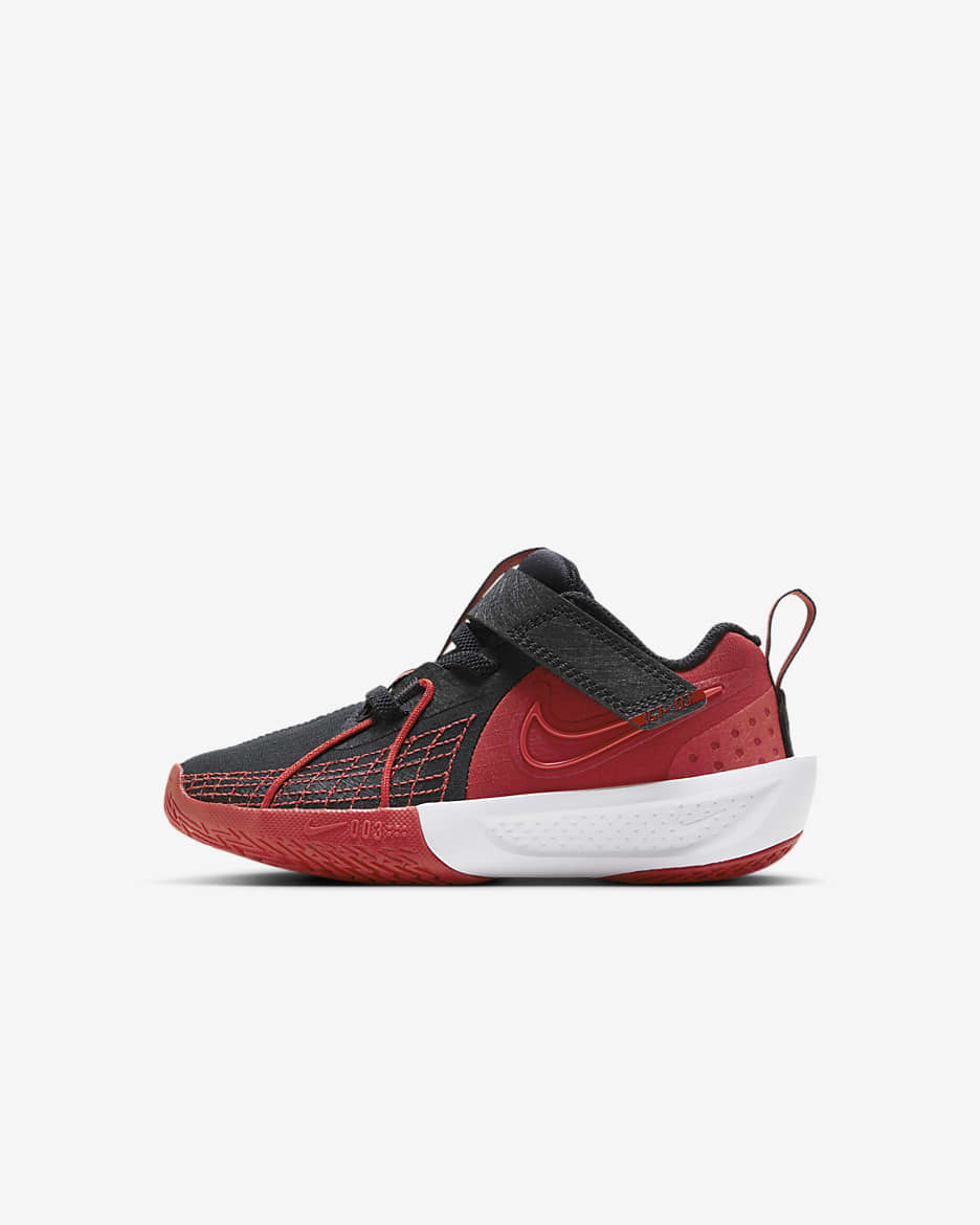Nike G.T. Cut 3 Little Kids' Shoes - Black/White/University Red