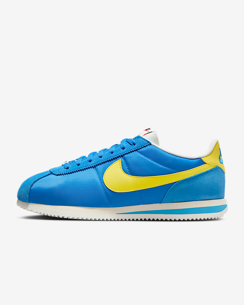 Nike Cortez Textile Men's Shoes - Light Photo Blue/Sail/Muslin/Lightning