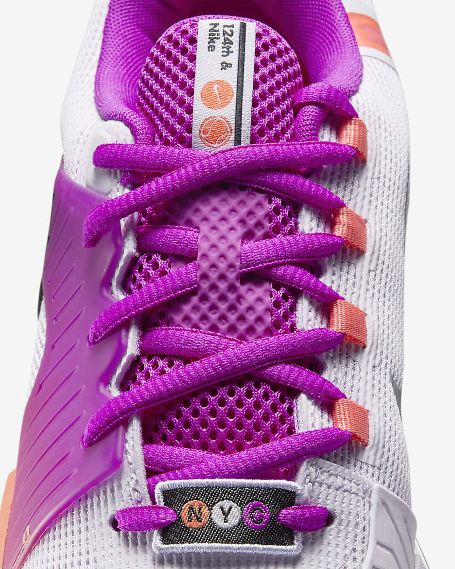 Nike Zoom GP Challenge 1 Premium hardcourt tennisschoenen voor dames - Barely Grape/Light Wild Mango/Vivid Grape/Zwart