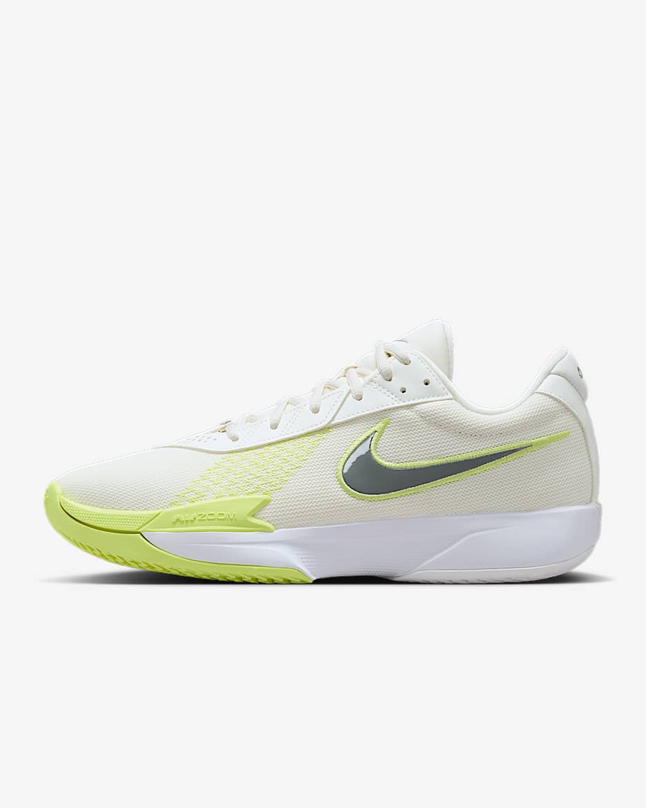 Nike G.T. Cut Academy Basketball Shoes - Sail/Light Lemon Twist/White/Smoke Grey