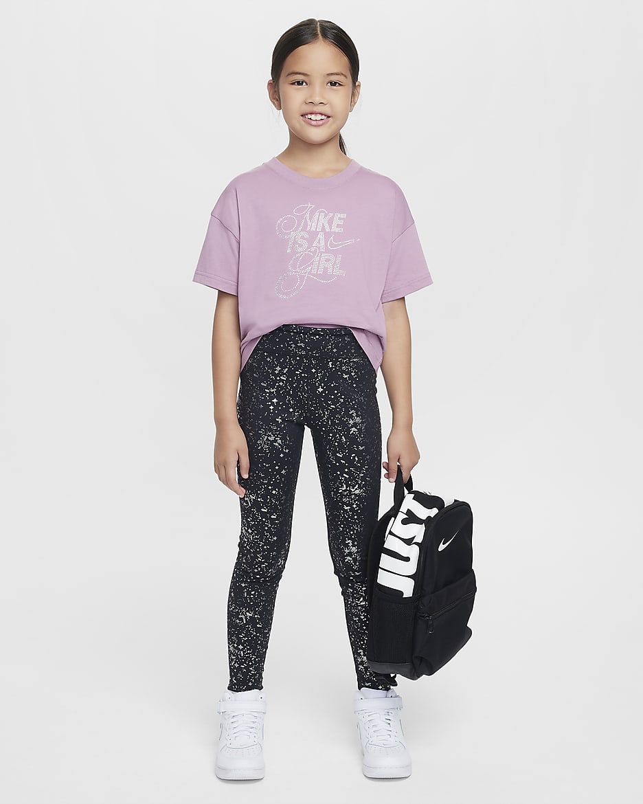 Nike Sportswear Older Kids' (Girls') T-Shirt - Plum Dust