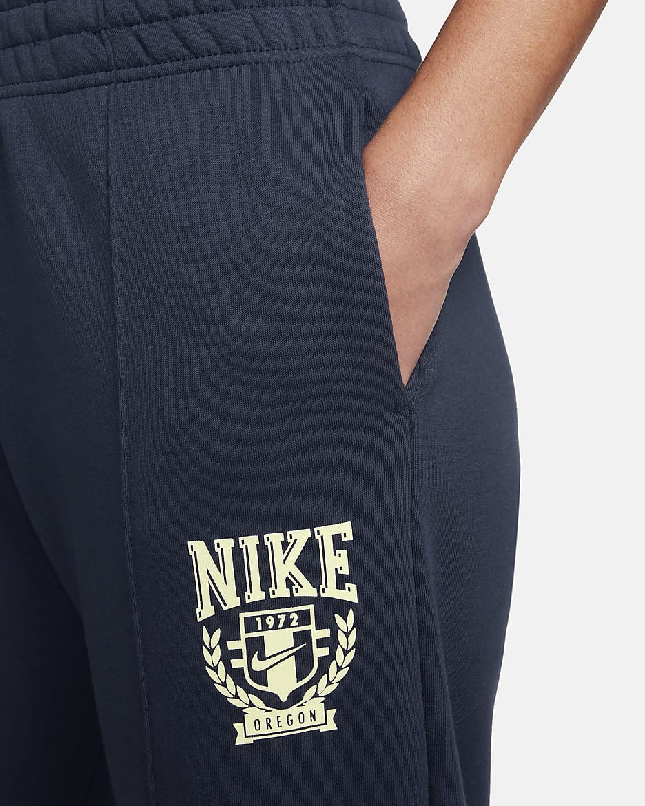 Damskie spodnie typu jogger z dzianiny Nike Sportswear - Obsidian