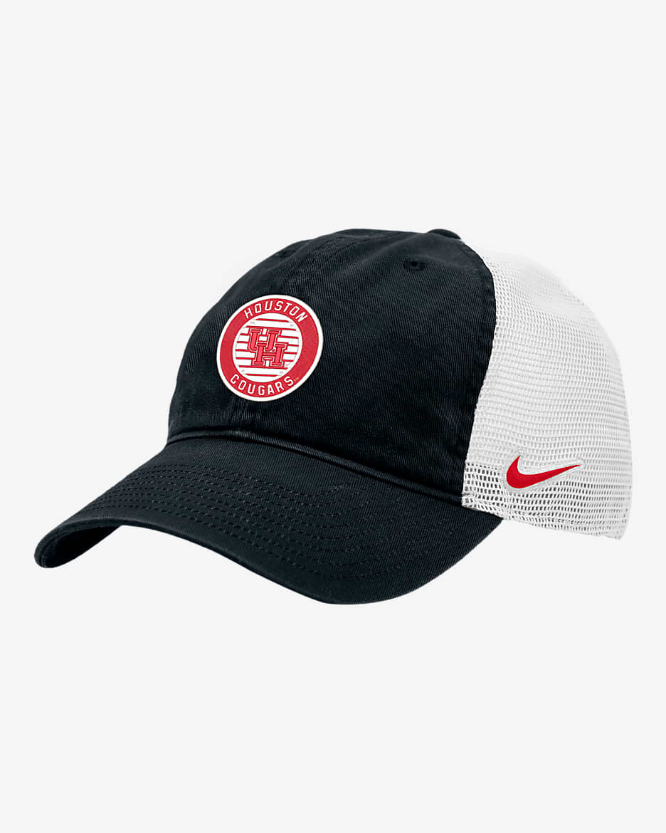 Gorra de rejilla universitaria Nike Houston Heritage86 - Negro