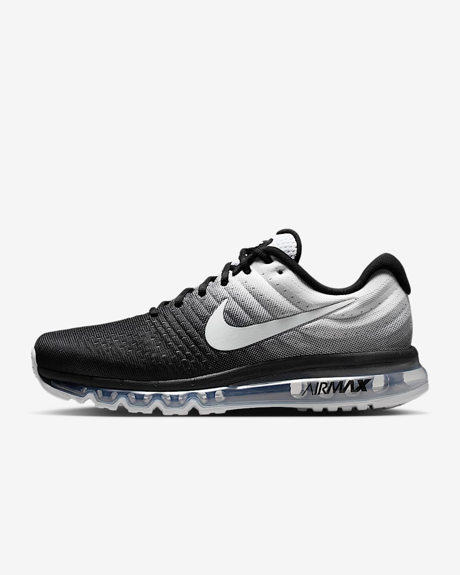 รองเท้าผู้ชาย Nike Air Max 2017 - ดำ/ขาว