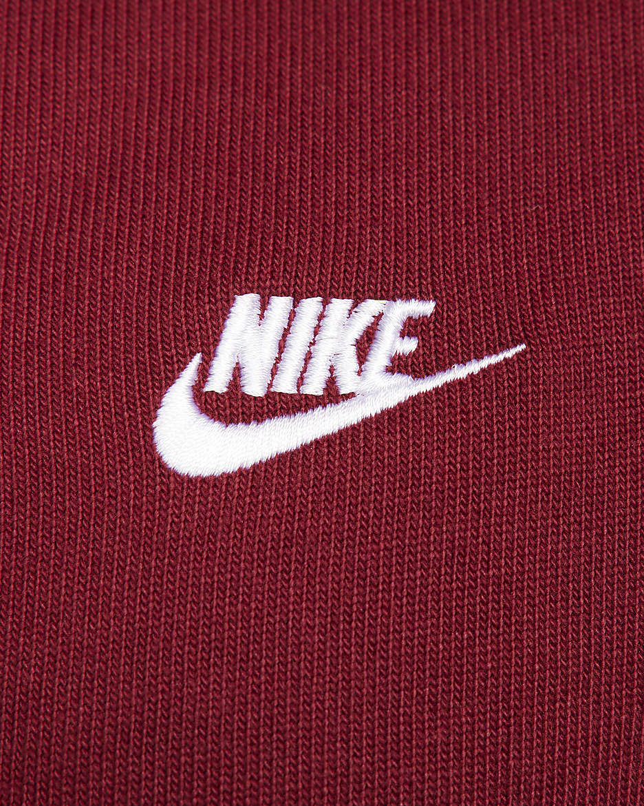 Nike Club strikket fairway-cardigan til herre - Team Red/Hvit