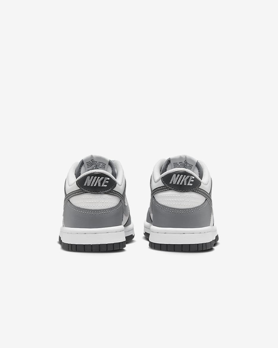 Nike Dunk Low kinderschoenen - Cool Grey/Summit White/Wit/Light Smoke Grey