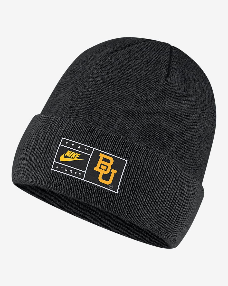 Baylor Nike College Beanie - Black
