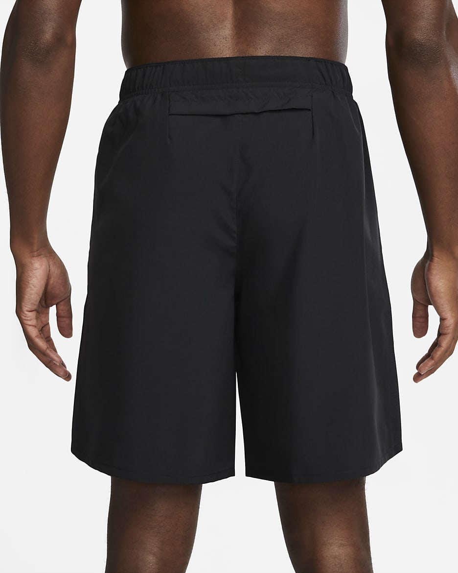 Short non doublé 23 cm Dri-FIT Nike Challenger pour homme - Noir/Noir/Noir