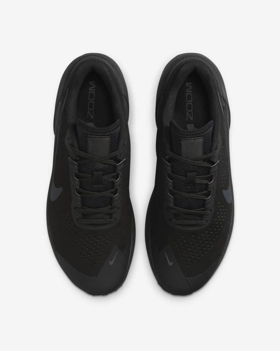 Chaussure d'entraînement Nike Air Zoom TR 1 pour homme - Noir/Noir/Anthracite