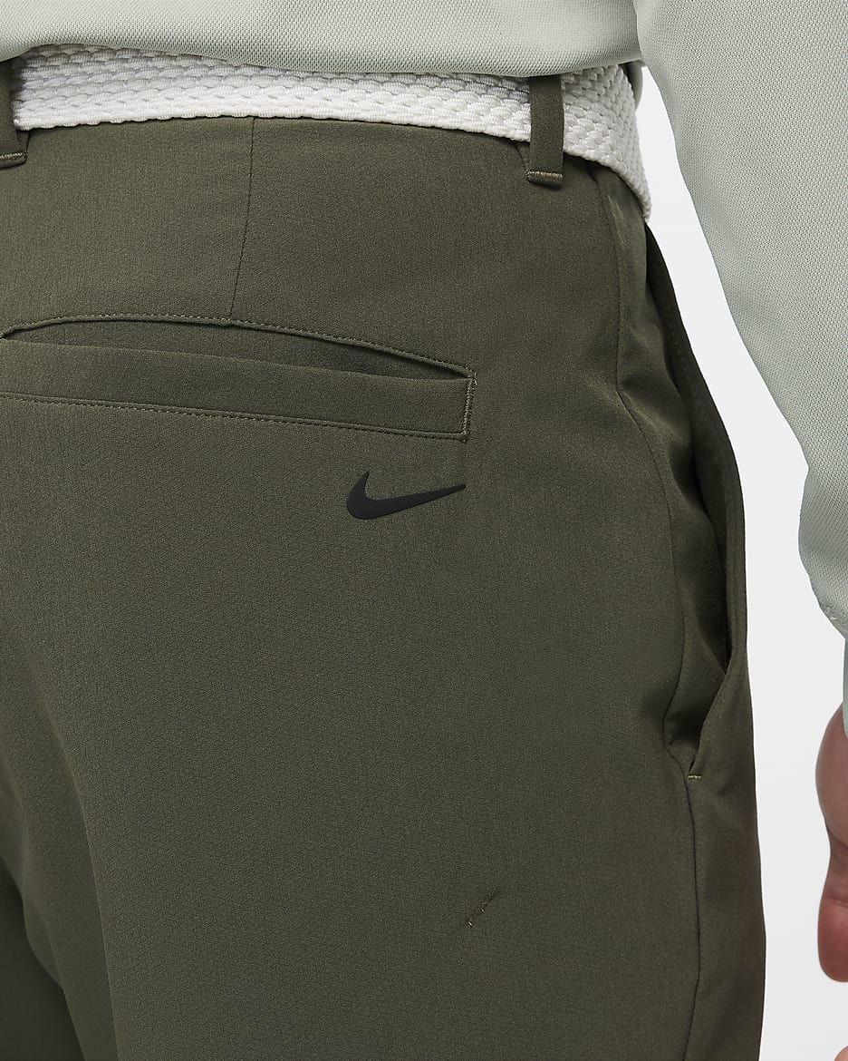 Nike Tour Repel Flex 男款高爾夫合身長褲 - Cargo Khaki/黑色