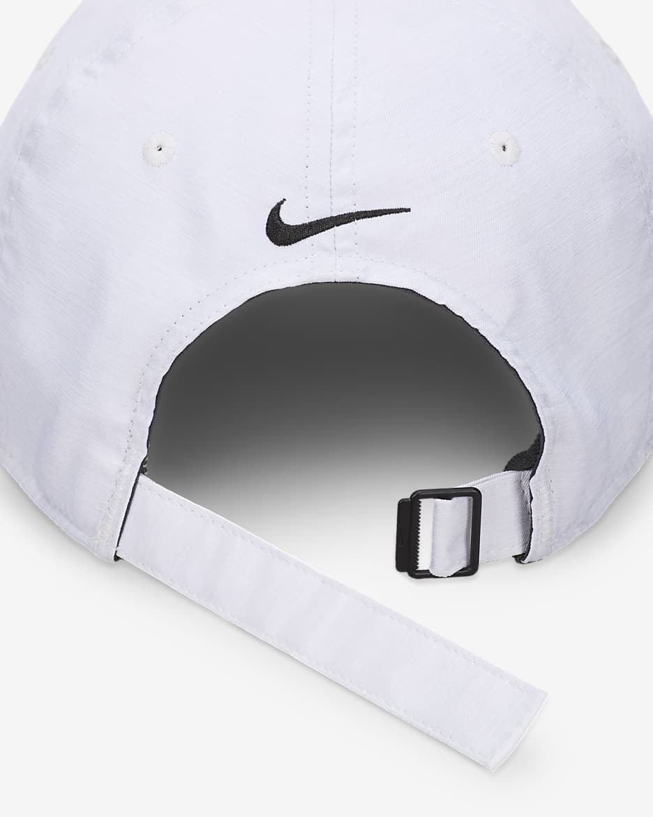 Nike Dri-FIT Club Structured Heathered Cap - Cement Grey/Black