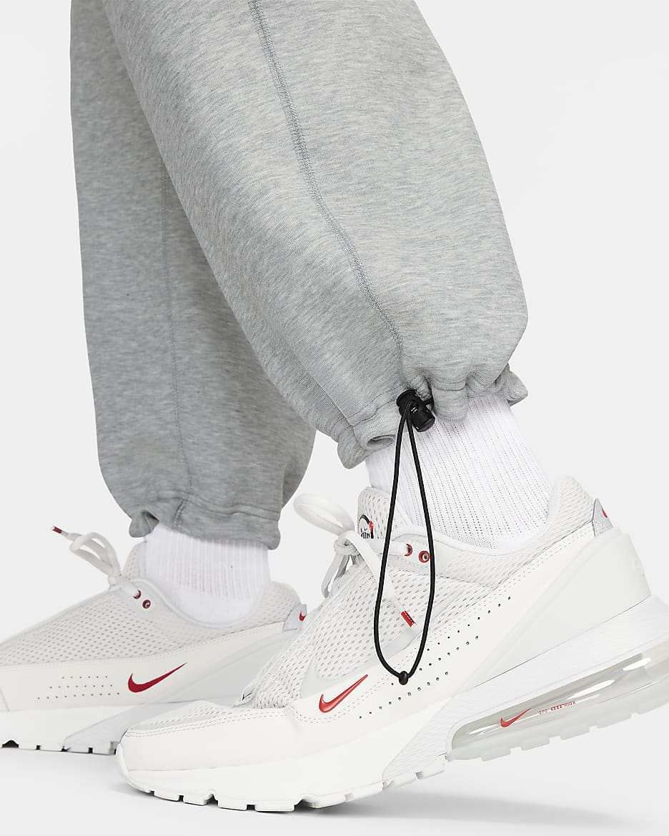 Nike Sportswear Tech Fleece nyitott szárú férfi melegítőnadrág - Dark Grey Heather/Fekete