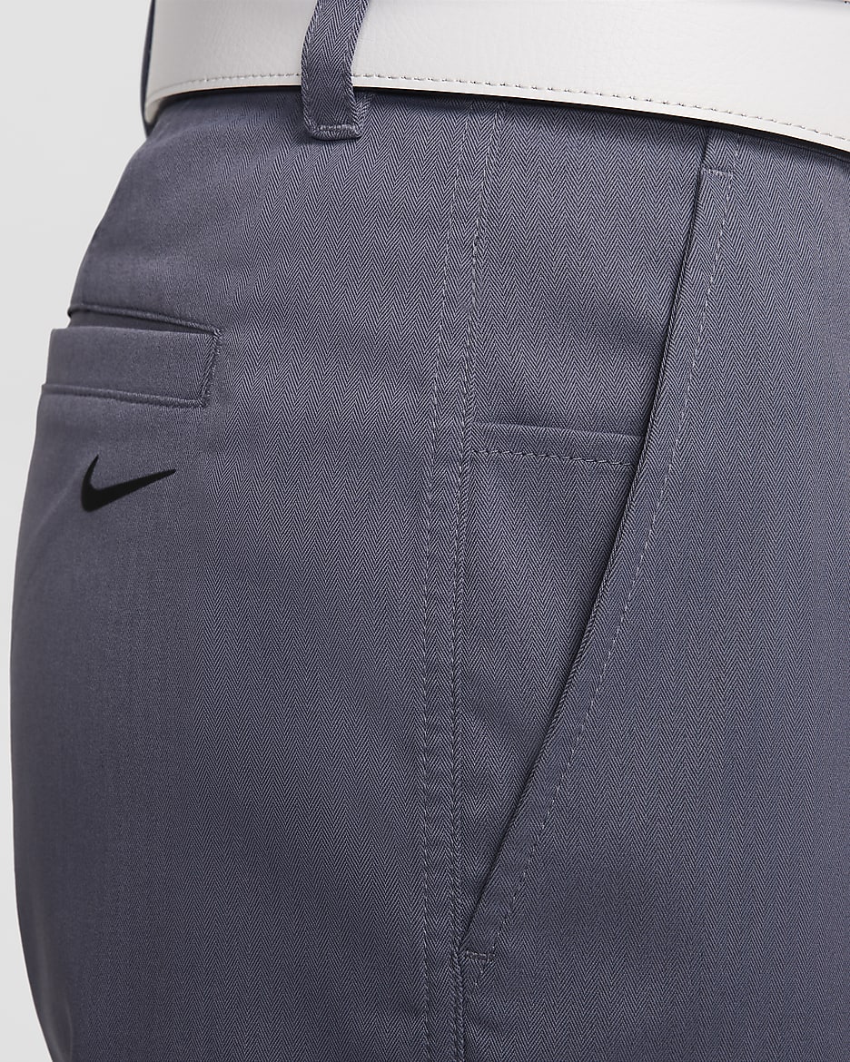 Pánské golfové chino kalhoty Nike Tour Repel v zeštíhleném střihu - Light Carbon/Černá