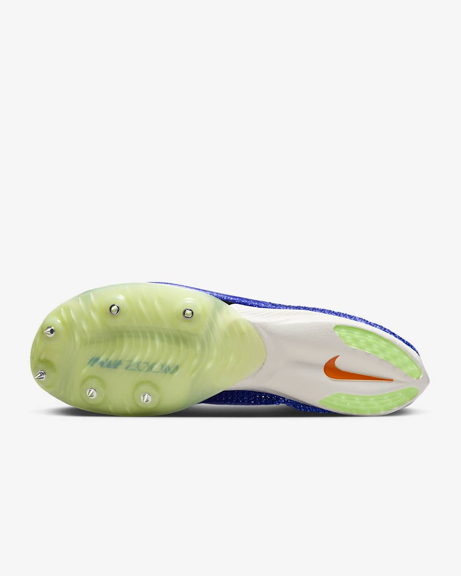 Tenis de atletismo Nike Air Zoom Victory - Azul carrera/Naranja seguridad/Avalancha lima/Blanco