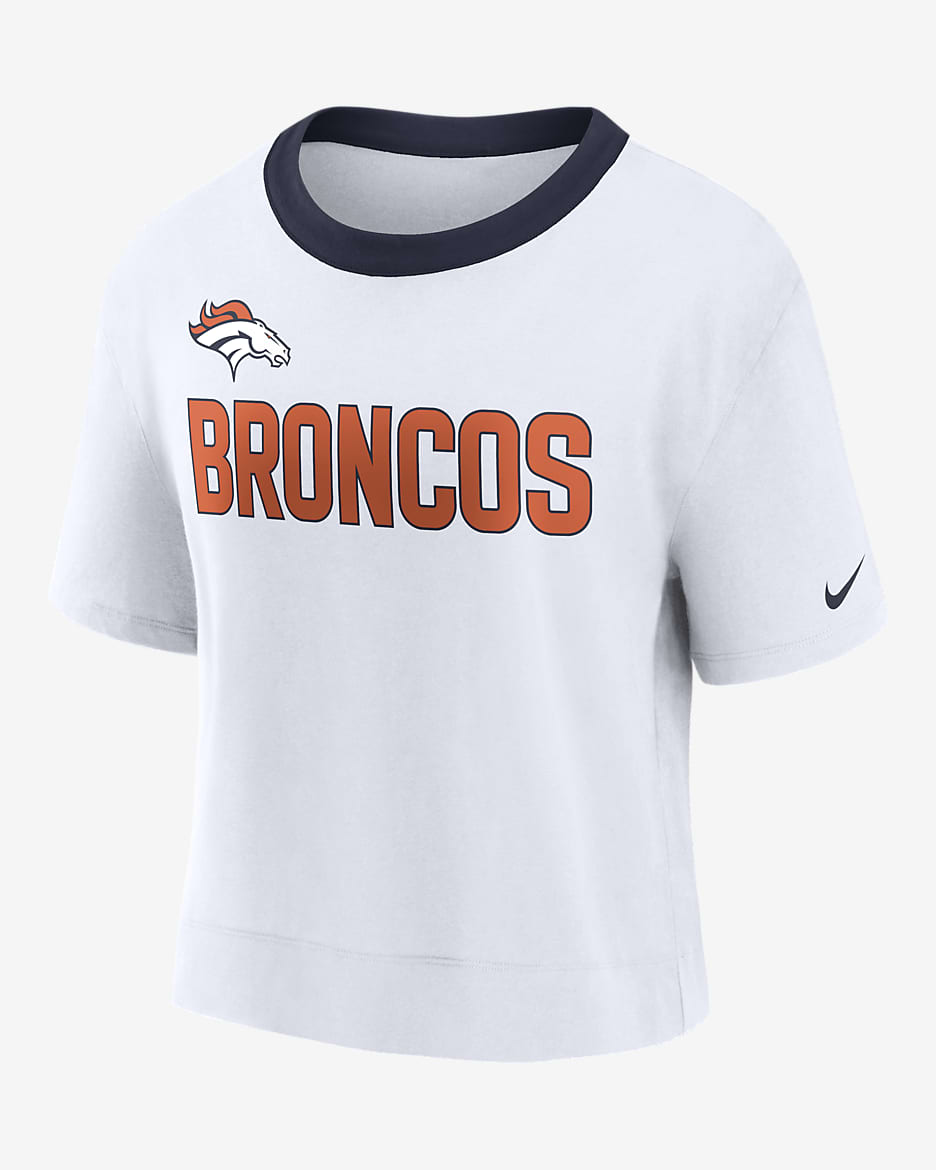 Nike Fashion (NFL Denver Broncos) Women's T-Shirt - White/Navy