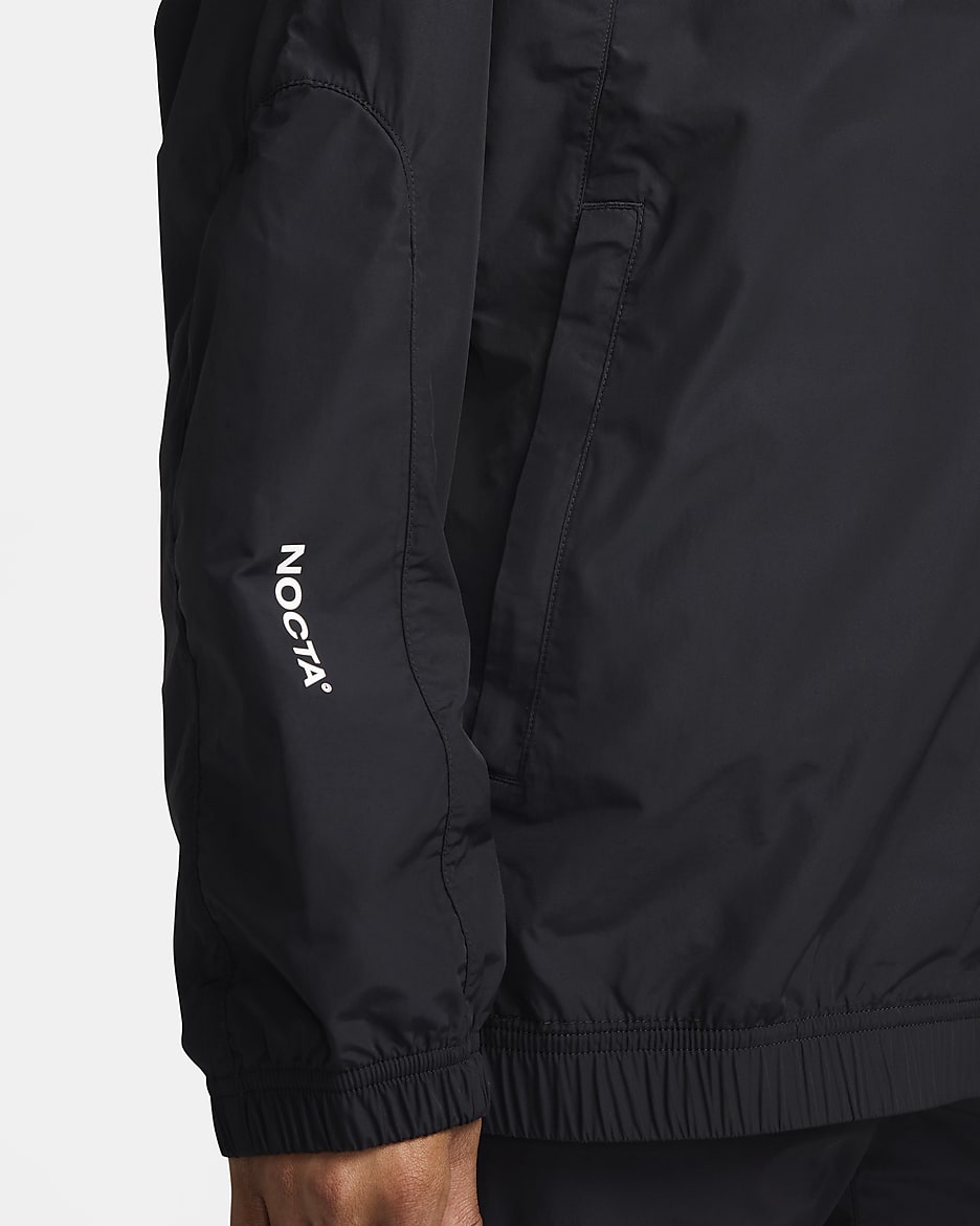 NOCTA Northstar Trainingsjacke aus Nylon - Schwarz/Schwarz/Weiß