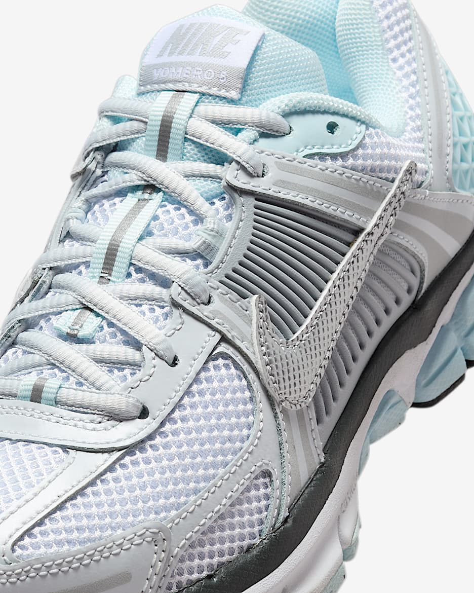 Nike Vomero 5 Schuh (ältere Kinder) - Pure Platinum/Glacier Blue/Wolf Grey/Metallic Silver