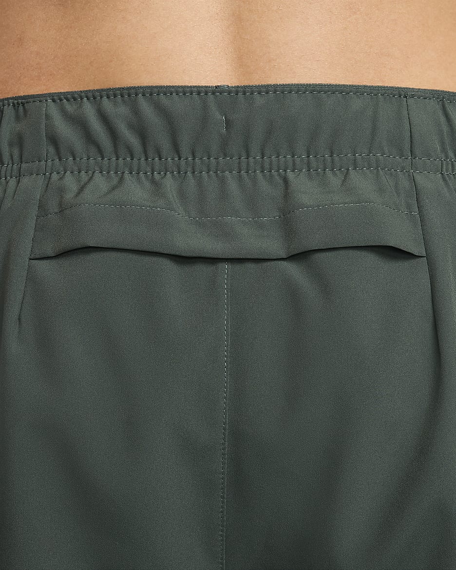 Nike Challenger Men's Dri-FIT 18cm (approx.) Brief-Lined Running Shorts - Vintage Green/Bicoastal/Black