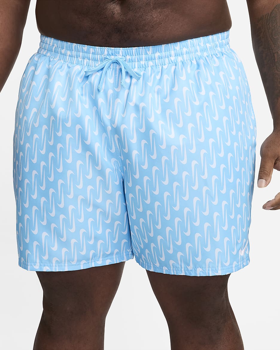 Nike Swim Men's 9" Volley Shorts (Extended Size) - Aquarius Blue