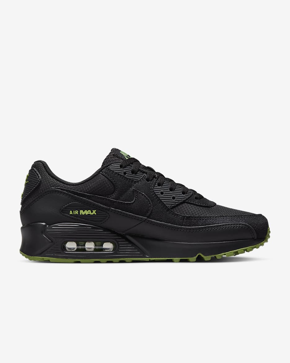 Nike Air Max 90 Men's Shoes - Black/Chlorophyll/Black