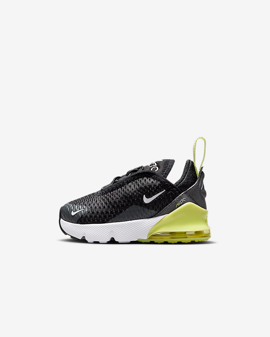 Nike Air Max 270 Baby/Toddler Shoe - Light Lemon Twist/Black/Anthracite/White