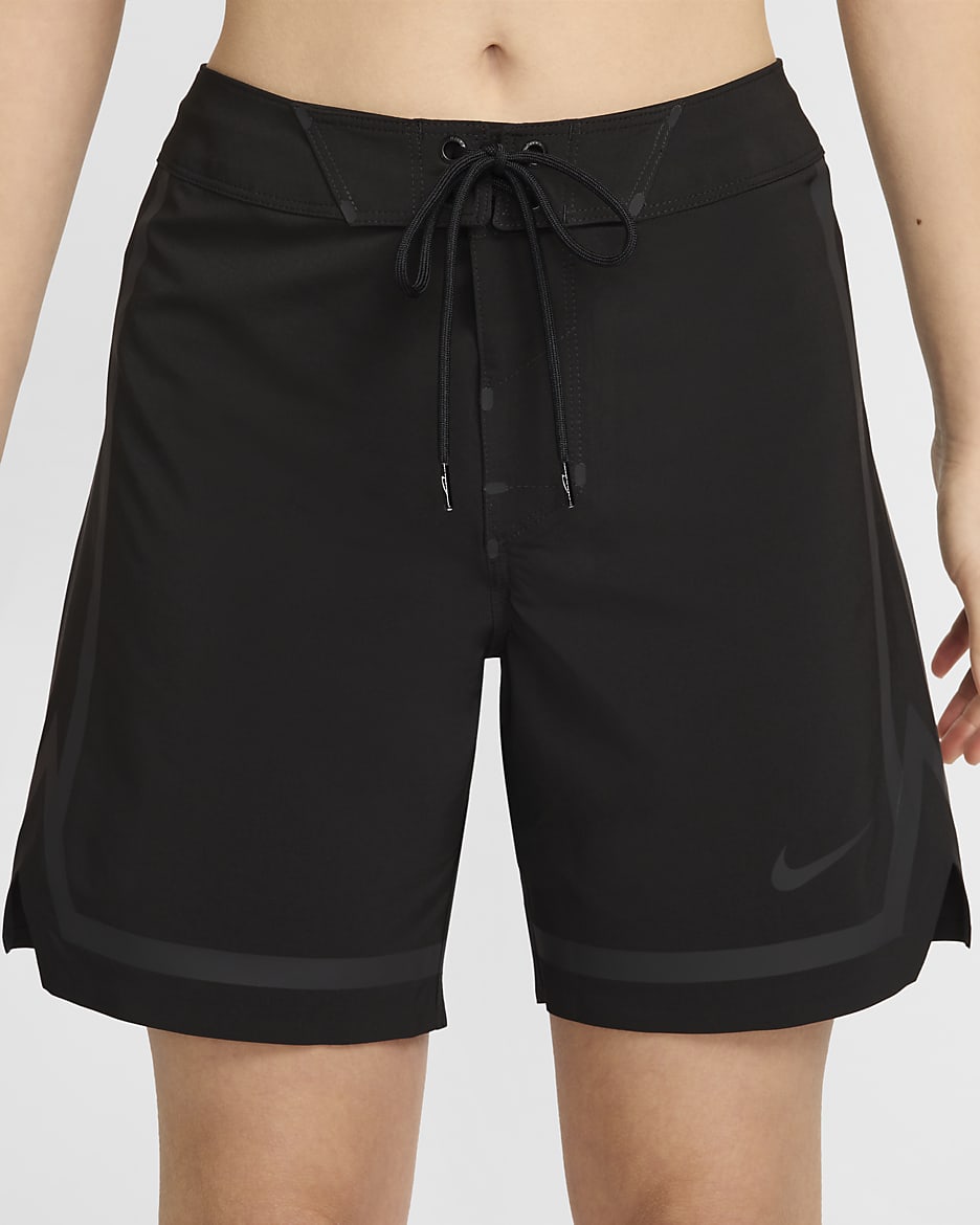 Nike Swim Fadeaway Women's 7" Board Shorts - Black